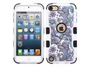 Apple iPod Touch 5th 6th Gen Case eForCity Tuff European Flowers Dual Layer [Shock Absorbing] Protect Hybrid Rubberized Hard PC Silicone Case For Apple iPo