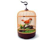 Singing Chirping Bird in Cage Realistic Sounds Movements BC507G