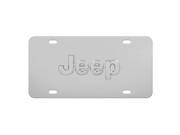 Pilot Jeep Logo License Plate Chrome LP 130