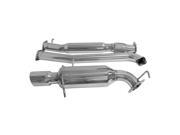 DC Sports S.S Single Canister Cat Back Exhaust SCS6301 Polished