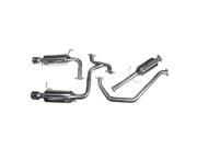 DC Sports S.S. Dual Canister Cat Back Exhaust DCS6501 Polished