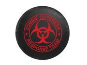 Pilot Automotive Universal Spare Tire Cover Small Red Zombie Logo