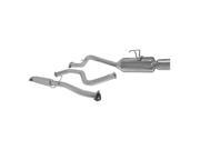 DC Sports S.S. Single Canister Cat Back Exhaust SCS7020 Polished