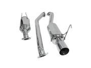 DC Sports Single Canister Cat Back Exhaust SCS8010 Polished