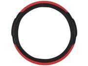 Pilot Automotive Racing Style Comfort Grip Car Auto Steering Wheel Cover Red Black