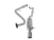 DC Sports S.S. Single Canister Cat Back Exhaust SCS7033 Polished
