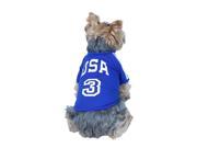 USA Sports Jersey Dog and Pet Shirt Extra Small