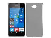 Microsoft Lumia 650 Case eForCity TPU Rubber Candy Skin Case Cover Compatible With Microsoft Lumia 650 Smoke