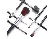 Zodaca 8 piece Makeup Brushes Set Powder Foundation Eyeshadow Eyeliner Brush Kit with Black Case Bag