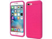 Apple iPhone 7 Case Cover eForCity Rugged Rubber Silicone Skin Gel Case Cover Compatible With Apple iPhone 7 Hot Pink