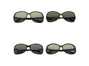 Zodaca 4 piece Polarized Rhinestone Arm Sunglasses Eyewear Black 100% UV Protection UV400