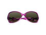 Zodaca Fashion 59mm Polarized Bent Arm Sunglasses Purple Lenses 100% UV Protection UV400