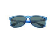 Zodaca Fashion Large 55mm Polarized Goggles Sunglasses Blue Lenses 100% UV Protection UV400