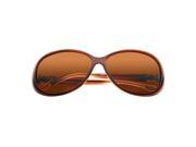 Zodaca Polarized Goggles Sunglasses with 59mm Lens Rhinestone Arm 100% UV Protection UV400 Dark Brown
