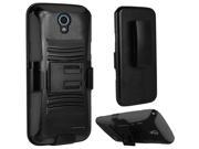 ZTE Avid Cheers Trio Case eForCity Dual Layer [Shock Absorbing] Protection Hybrid PC Silicone Holster Case Cover Compatible With ZTE Avid N9120 Cheers Tri