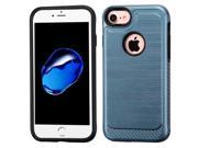 Apple iPhone 6 6s 7 Case eForCity Dual Layer [Shock Absorbing] Protection Hybrid PC TPU Rubber Case Cover Compatible With Apple iPhone 6 6s 7 Blue Black