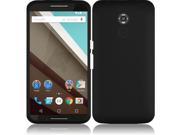 Motorola Google Nexus 6 Case eForCity Rubberized Hard Snap in Case Cover Compatible With Motorola Google Nexus 6 Black