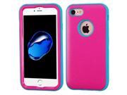 Apple iPhone 7 Case eForCity Verge Dual Layer [Shock Absorbing] Protection Hybrid Rubberized Hard PC Silicone Case Cover Compatible With Apple iPhone 7 Hot P