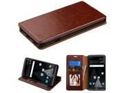 LG V20 Case eForCity Stand Folio Flip Leather [Card Slot] Wallet Flap Pouch Case Cover Compatible With LG V20 Brown