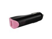 Universal USB Device Phone Tablet Charger Reiko Two Tones USB 5V Car Charger Pink Black