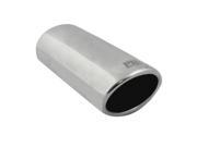 Pilot Automotive PM 5115 2 inch Oval Stainless Steel Slant Cut Bolt On Exhaust Tip