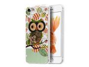 Apple iPhone 7 Case eForCity Owl TPU Rubber Candy Skin Case Cover Compatible With Apple iPhone 7 Green Orange
