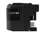 eForCity Ink Cartridge for Brother LC207BK Black