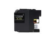 eForCity Ink Cartridge for Brother LC203Y LC201Y Yellow