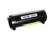 eForCity Premium Black Toner Cartridge for Lexmark 521X Yields approx. 45 000 Pages