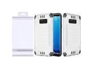 eForCity Slim Armor Hard Hybrid Brushed TPU Case For Samsung Galaxy S8 - White/ Black eForCity Slim Armor Hard Hybrid Brushed TPU Case For Samsung Galaxy S8 - White/ Black