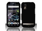 Black Rubberized Hard Plastic Case for Motorola Photon 4G MB855