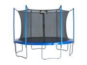 15 FT. Trampoline Enclosure Set equipped with the New Upper Bounce Easy Assemble Feature