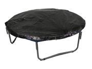 14 Trampoline Protection Cover Weather Rain Cover Fits for 14 FT. Round Trampoline Frames Black