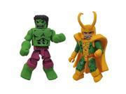 Marvel Minimates Hulk and Loki Two Pack Figures