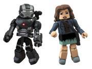 Diamond Select Toys Series 49 Marvel Minimates Iron Man 3 War Machine and Maya Hansen Action Figure