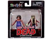 The Walking Dead Minimates Series 6 Party Michonne Winter Zombie