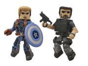 Diamond Select Toys Marvel Minimates Series 55 Captain America The Winter Soldier Stealth Uniform Captain America Cros