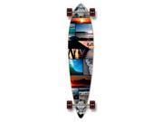 Complete Graphic Longboard PINTAIL Skateboard 40 X 9 Seaside