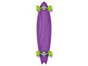 Complete Longboard Fishtail Skateboard 40 X 9.75 Purple
