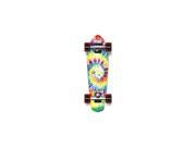Complete Graphic Longboard MiCro Cruiser Skateboard 25 X 7 TIEDYE Original