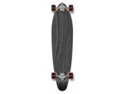 Complete Longboard KICKTAIL Skateboard 40 X 9.75 Black