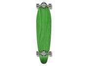 Complete Longboard KICKTAIL Skateboard 40 X 9.75 Green