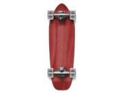 Complete Longboard Mini Cruiser Banana Cruiser Skateboard 27 X 8 Red