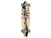 Graphic Complete Longboard Fishtail Skateboard 40 X 9.75 SMITE