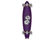 Graphic Complete Longboard Fishtail Skateboard 40 X 9.75 DICE
