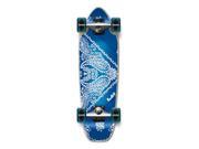 Complete Longboard Mini Cruiser Banana Cruiser Skateboard 27 X 8 Bandana BLUE