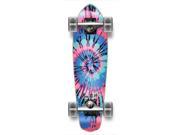 Complete Graphic Longboard MiCro Cruiser Skateboard 25 X 7 TIEDYE LOST