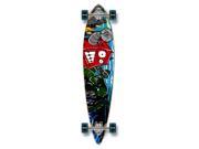 Complete Graphic Longboard PINTAIL Skateboard 40 X 9 Robot