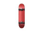 Red Blank Stained Complete Skateboard