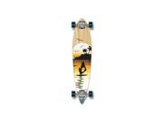 Punked Pintail Surfer Natural Longboard Complete